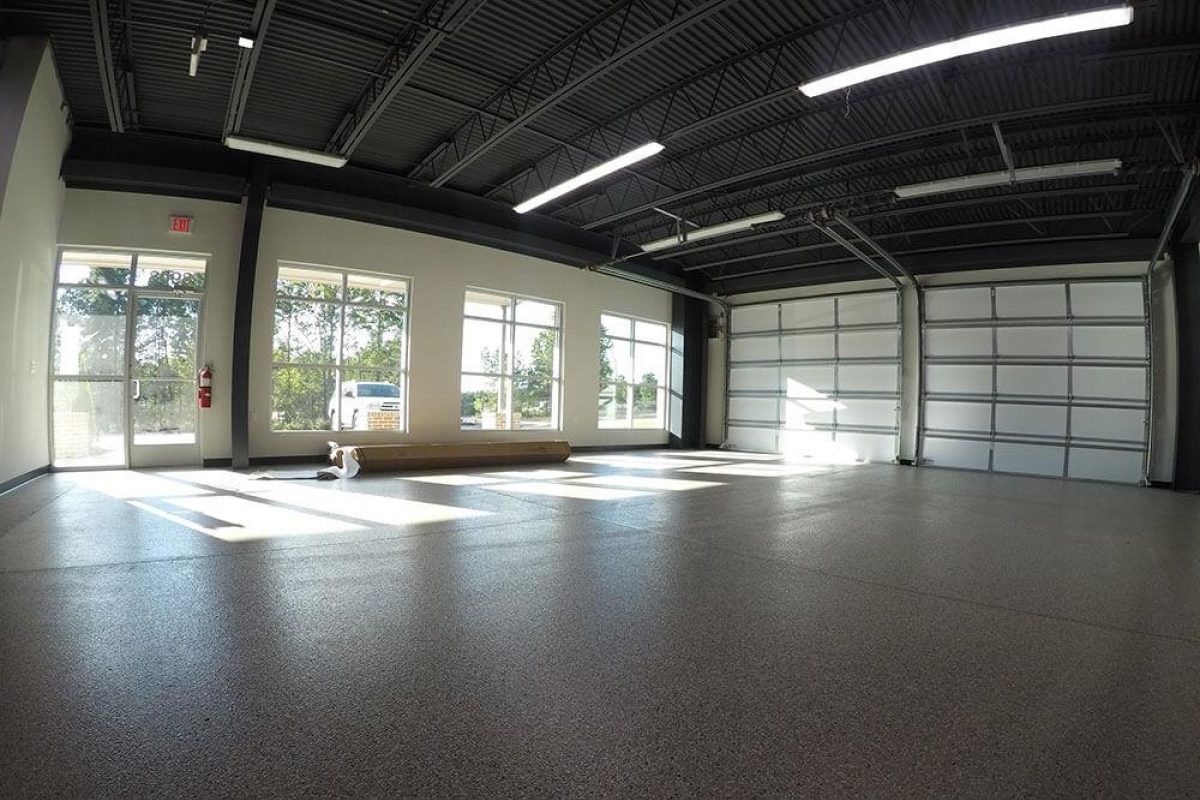 Anderson Painting long lasting cement flooring