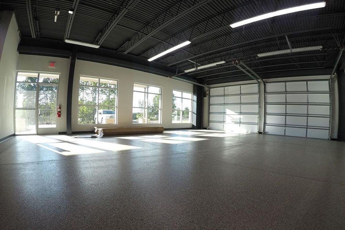 Anderson Painting long lasting cement flooring