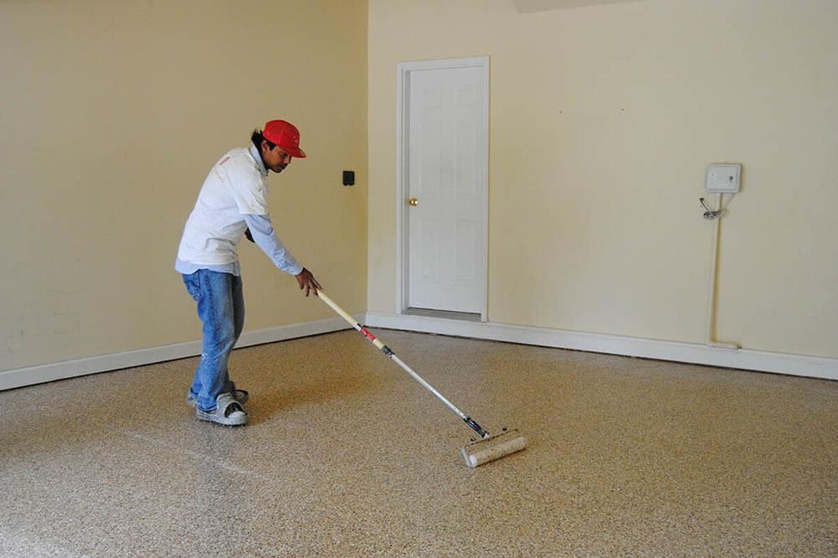 Anderson Painting using slip-resistant epoxy