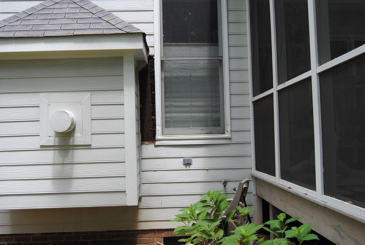 Rotted house exterior in Raleigh