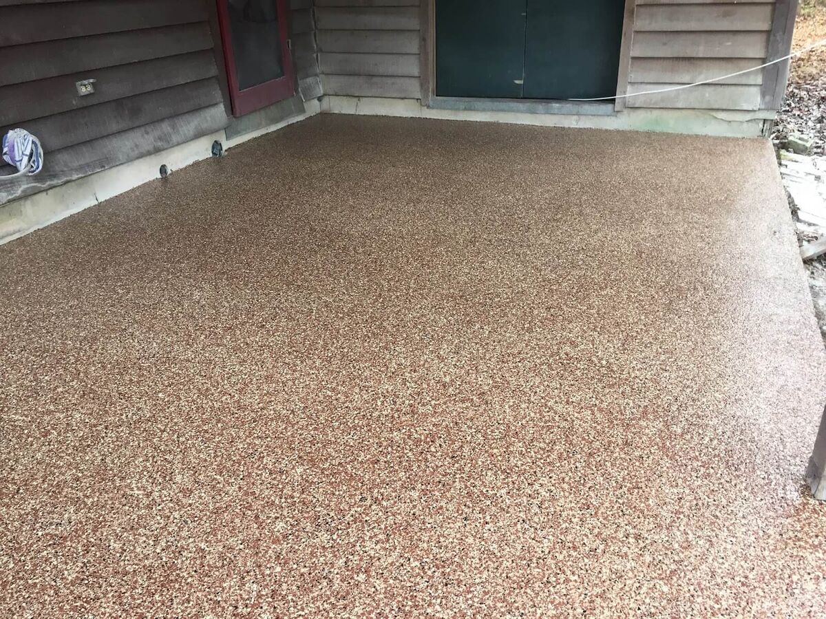 Polyurea flooring sealed