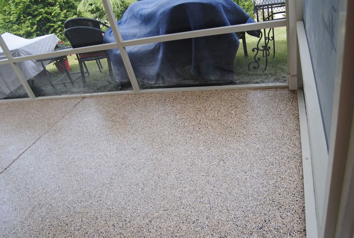 Patio floor